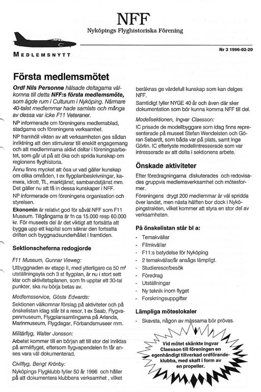 Medlemsnytt