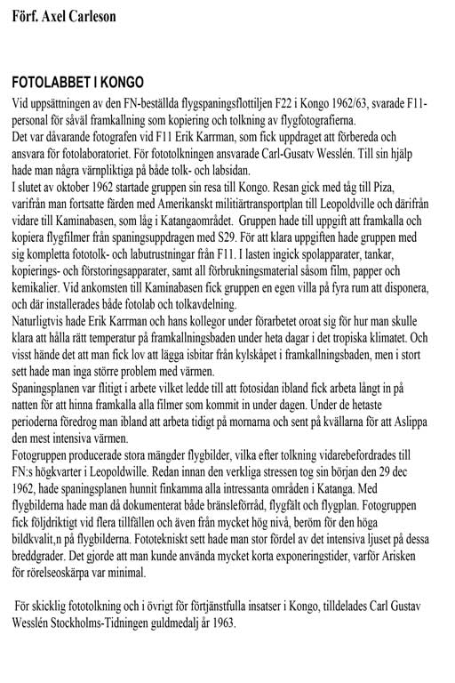 Fotolabbet i Kongo.
